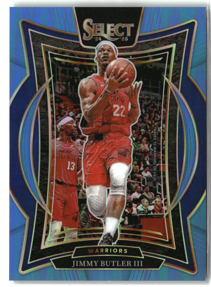 Jimmy Butler III 2024-25 Panini Select Light Blue Prizm #34 #/299