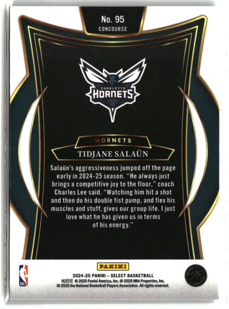 Tidjane Salaun 2024-25 Panini Select #95