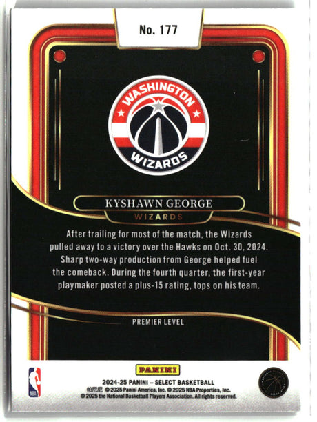 Kyshawn George 2024-25 Panini Select #177