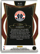 AJ Johnson 2024-25 Panini Select #67