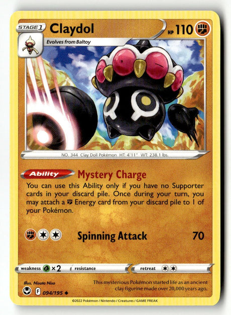 Claydol - 094/195 - [SWSH12 - SWSH12: Silver Tempest]