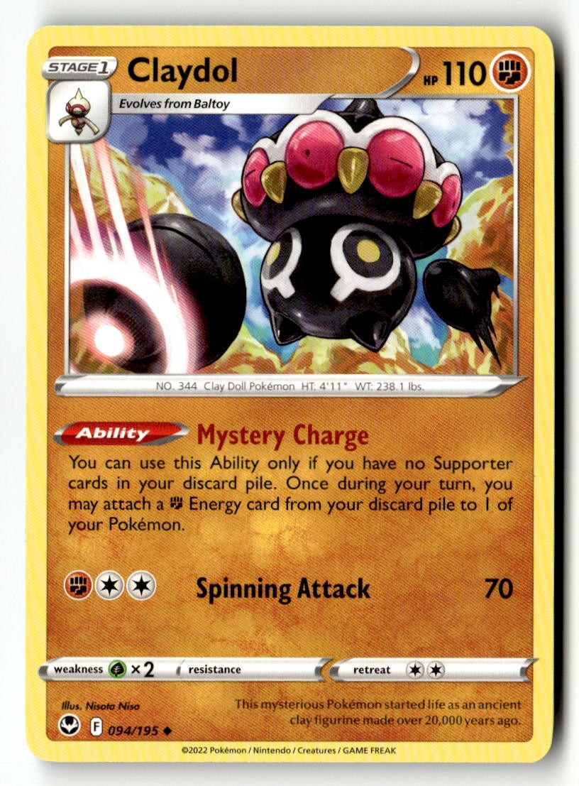 Claydol - 094/195 - [SWSH12 - SWSH12: Silver Tempest]