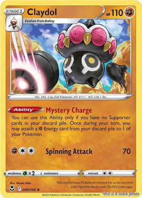 Claydol - 094/195 - [SWSH12 - SWSH12: Silver Tempest]