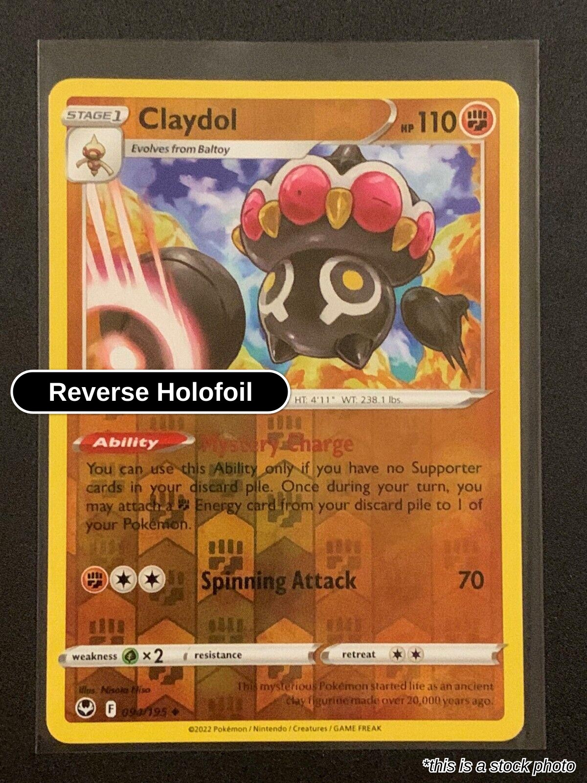 Claydol - 094/195 - [SWSH12 - SWSH12: Silver Tempest] - Reverse Holofoil