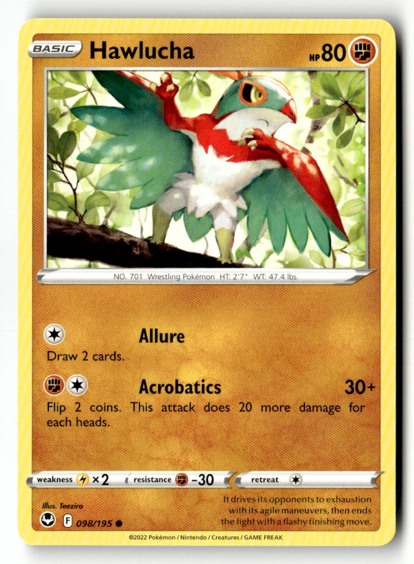 Hawlucha - 098/195 - [SWSH12 - SWSH12: Silver Tempest]