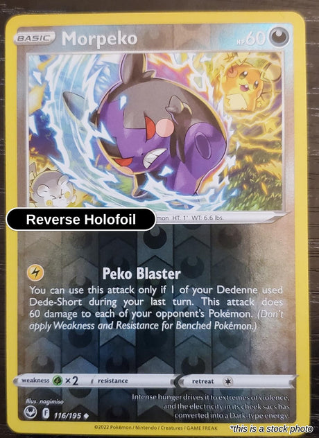 Morpeko - 116/195 - [SWSH12 - SWSH12: Silver Tempest] - Reverse Holofoil