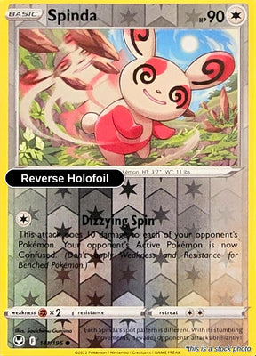 Spinda - 141/195 - [SWSH12 - SWSH12: Silver Tempest] - Reverse Holofoil
