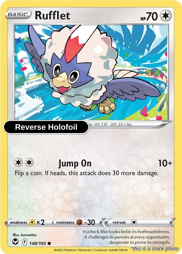 Rufflet - 148/195 - [SWSH12 - SWSH12: Silver Tempest] - Reverse Holofoil