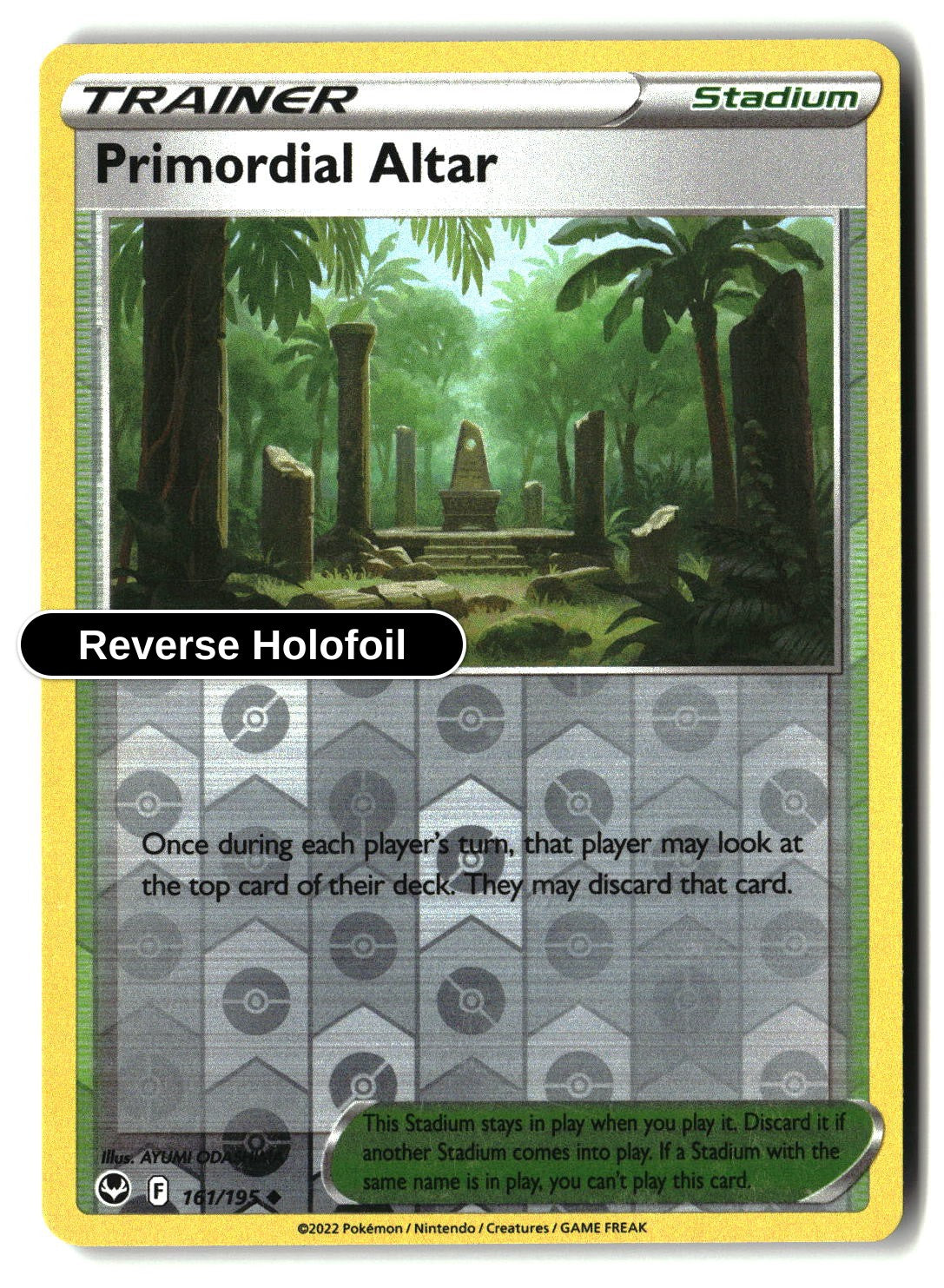 Primordial Altar - 161/195 - [SWSH12 - SWSH12: Silver Tempest] - Reverse Holofoil