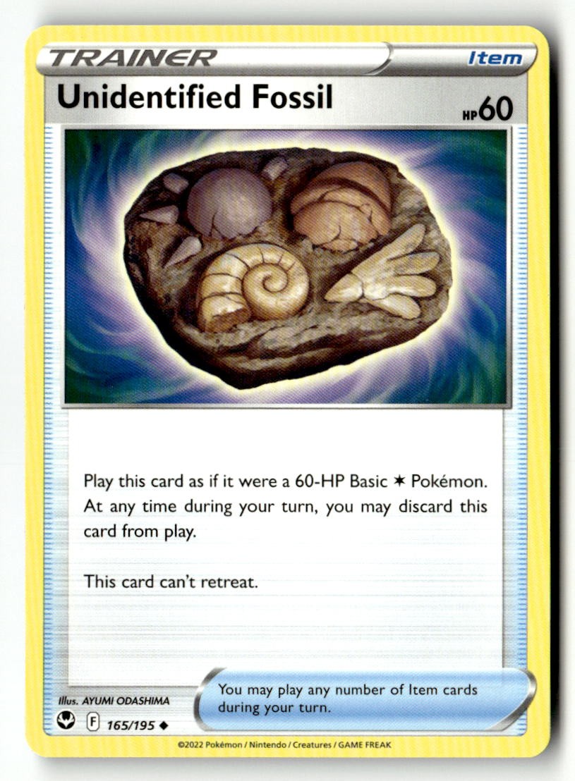 Unidentified Fossil - 165/195 - [SWSH12 - SWSH12: Silver Tempest]