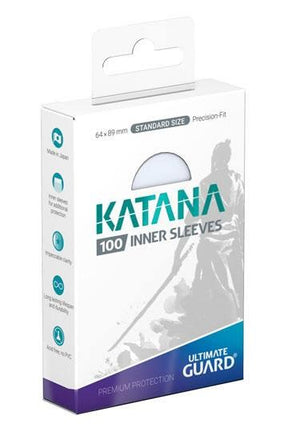 Katana 2018 Standard Size Inner Sleeves - Clear (100-Pack)
