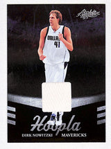 Dirk Nowitzki 2009-10 Absolute Memorabilia Marks of Fame Materials #7 #/100