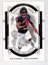 Devin Singletary 2023 Panini National Treasures Gold #40 #/35