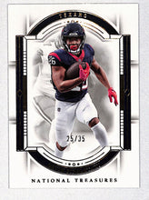 Load image into Gallery viewer, Devin Singletary 2023 Panini National Treasures Gold #40 #/35
