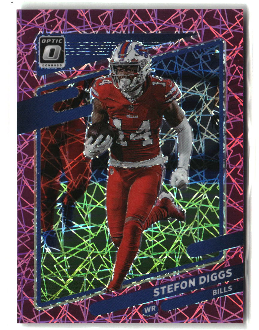 Stefon Diggs 2021 Donruss Optic Pink Velocity #51 #/79