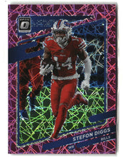 Load image into Gallery viewer, Stefon Diggs 2021 Donruss Optic Pink Velocity #51 #/79
