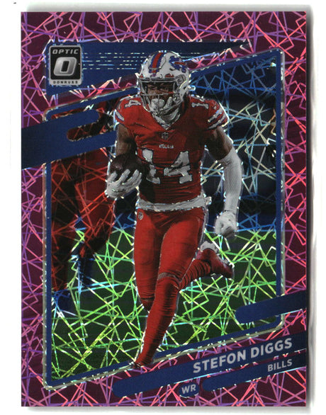 Stefon Diggs 2021 Donruss Optic Pink Velocity #51 #/79
