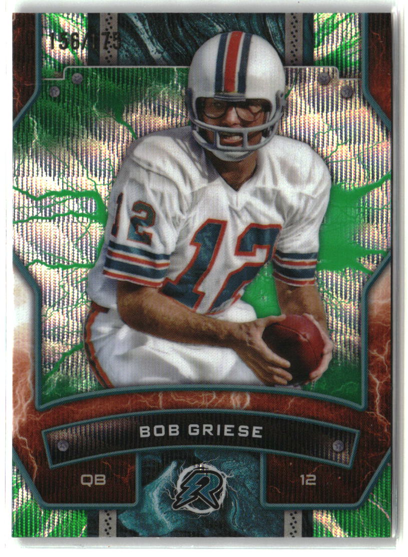 Bob Griese 2024 Topps Resurgence Green Surge #57 #/175