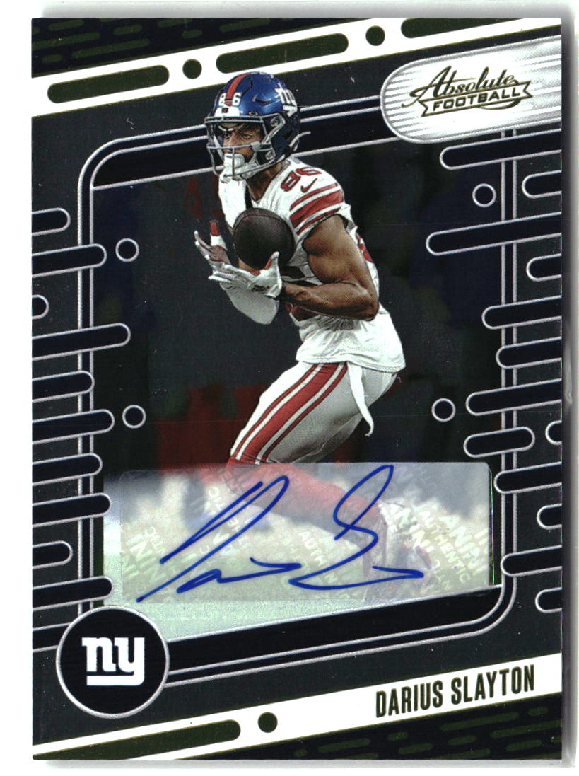 Darius Slayton 2024 Panini Absolute Base Signatures #80
