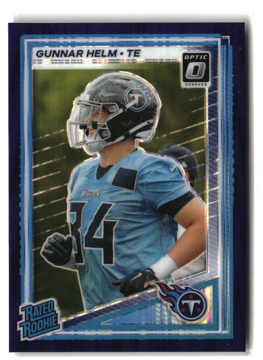 Gunnar Helm 2025 Donruss Optic Purple Shock #294
