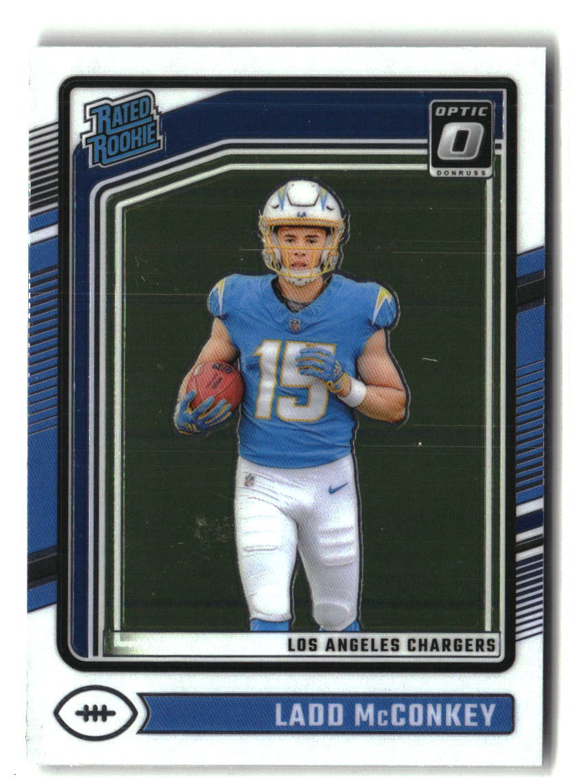 Ladd McConkey 2024 Donruss Optic #266
