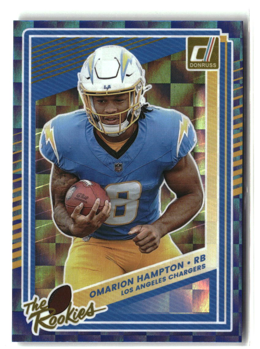 Omarion Hampton 2025 Donruss The Rookies #8