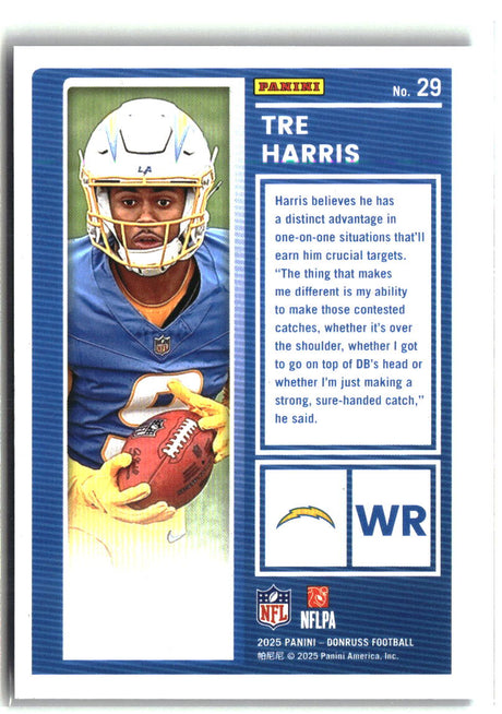 Tre Harris 2025 Donruss The Rookies #29