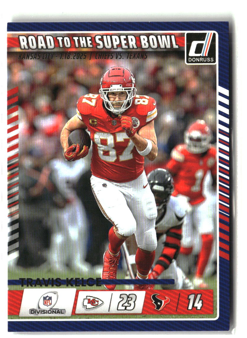 Travis Kelce 2025 Donruss Road to the Super Bowl Divisional Round #1