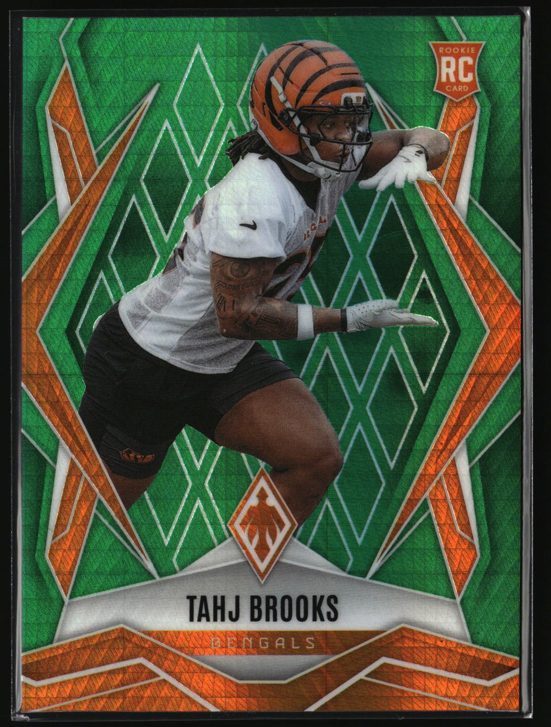 Tahj Brooks 2025 Panini Phoenix Green Hyper Prizm #244 #/149