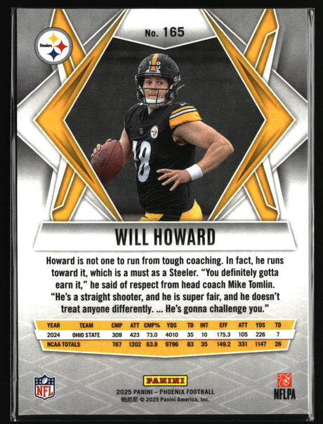 Will Howard 2025 Panini Phoenix #165