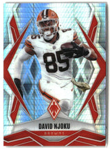 David Njoku 2025 Panini Phoenix Silver Hyper Prizm #110