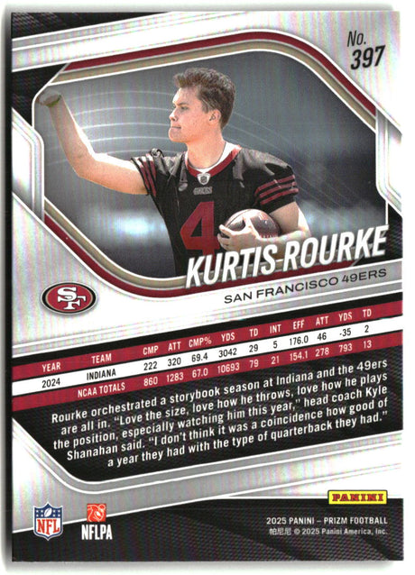 Kurtis Rourke 2025 Panini Prizm #397