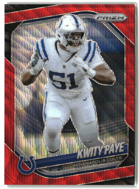 Kwity Paye 2025 Panini Prizm Red Wave #286 #/149
