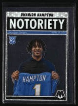 Omarion Hampton 2025 Panini Mosaic Notoriety #20