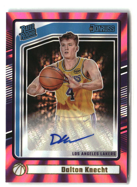 Dalton Knecht 2024-25 Donruss Holo Pink Laser #259