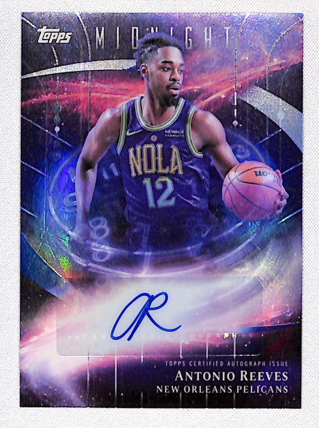 Antonio Reeves 2025-26 Topps Midnight Stroke of Midnight Autographs #SM-AR