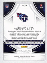 Load image into Gallery viewer, Tony Pollard 2025 Panini Immaculate Collection #29 #/99
