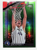 Rocco Zikarsky 2025-26 Topps Chrome Green Refractor #296 #/99