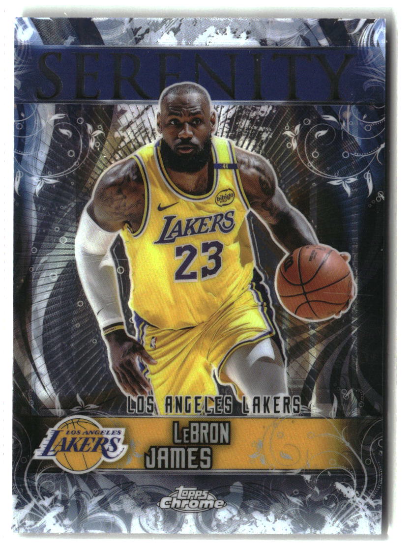 LeBron James 2025-26 Topps Chrome Serenity #SY-2