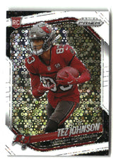 Tez Johnson 2025 Panini Prizm White Disco #381