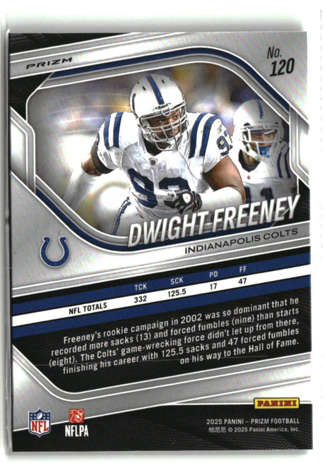 Dwight Freeney 2025 Panini Prizm Silver #120