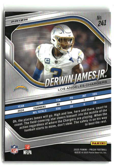 Derwin James Jr. 2025 Panini Prizm White Disco #241