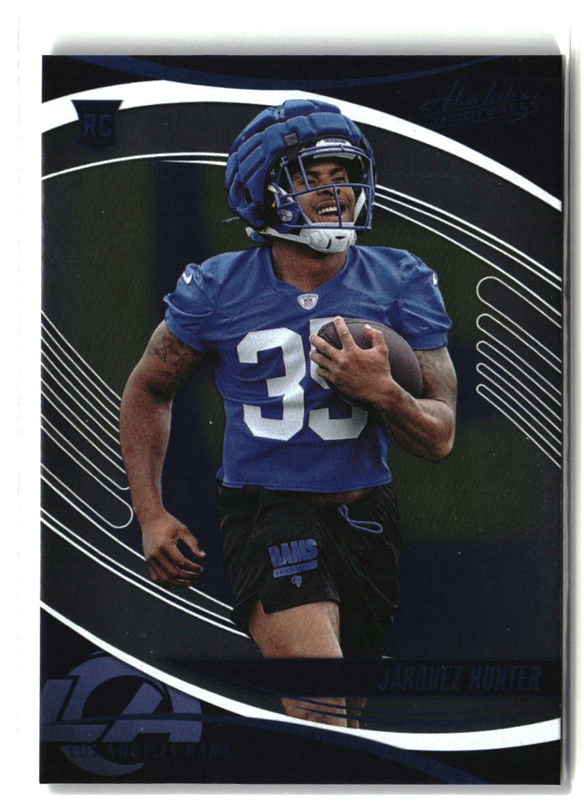Jarquez Hunter 2025 Panini Absolute Blue #136