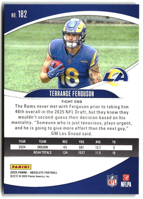 Terrance Ferguson 2025 Panini Absolute Retail #182