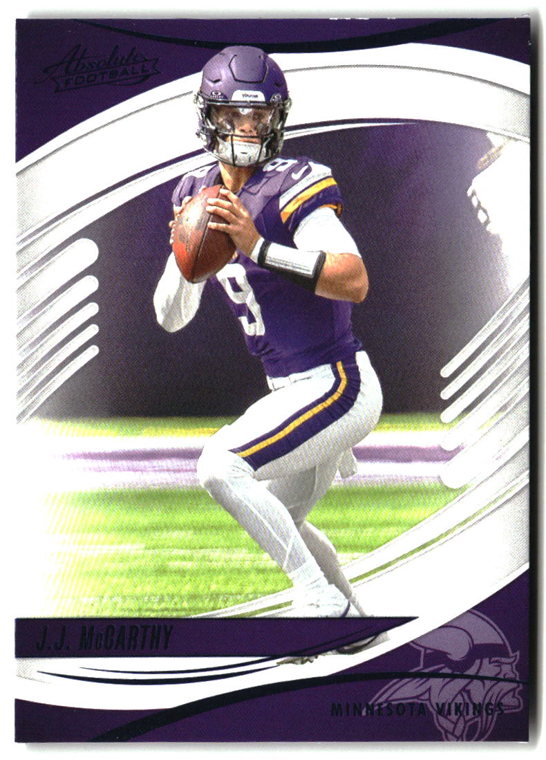 J.J. McCarthy 2025 Panini Absolute Blue #100