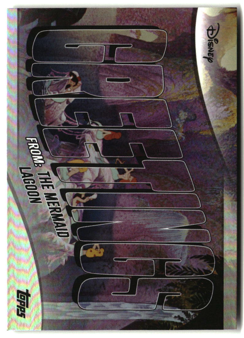 The Mermaid Lagoon 2025 Topps Disney Wonder Greetings From FoilFractor #GF-21