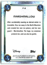 Marshmallow 2025 Topps Disney Wonder Frozen Character Variation #F-8