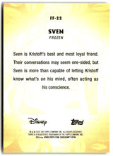 Sven 2025 Topps Disney Wonder Furry Friends #FF-22