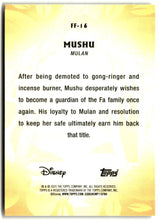 Mushu 2025 Topps Disney Wonder Furry Friends #FF-16