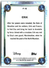 Load image into Gallery viewer, Erik 2025 Topps Disney Wonder Frozen Character Variation #F-12
